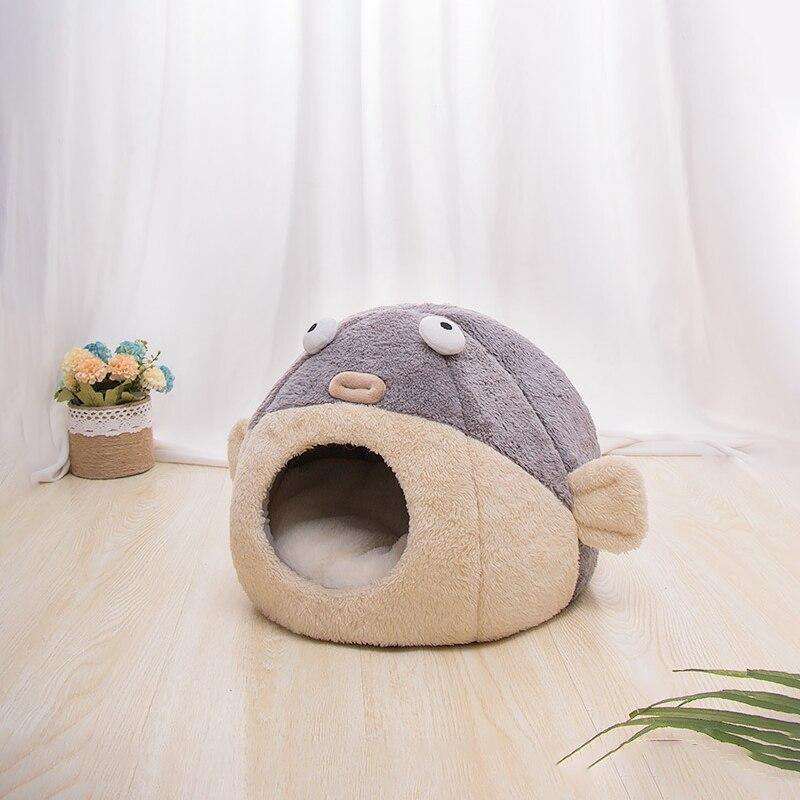 Cute Fish Design Pet Cave Bed - Puppeeland