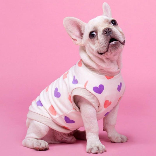 Cute Heart Pattern Vest for Pets - Puppeeland