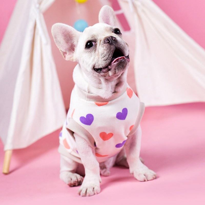 Cute Heart Pattern Vest for Pets - Puppeeland