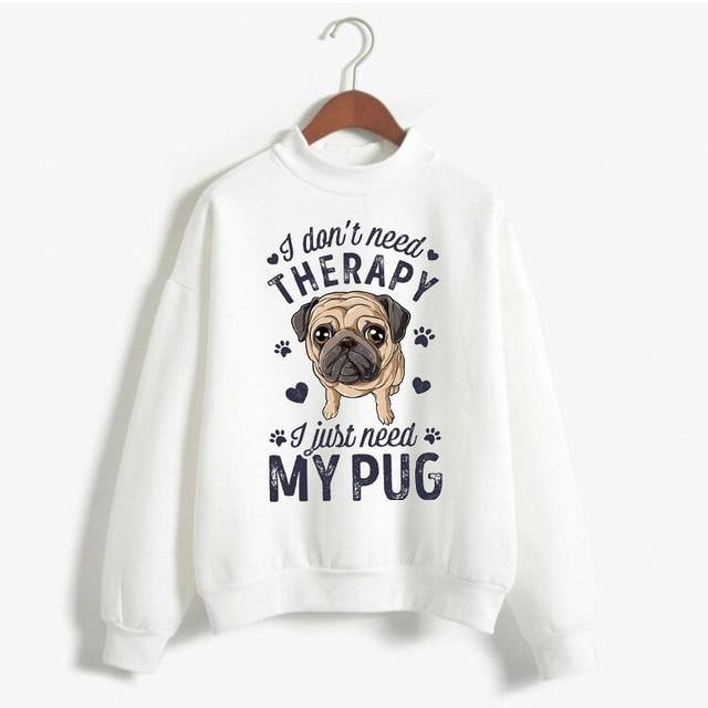 Pug sweatshirt hot sale