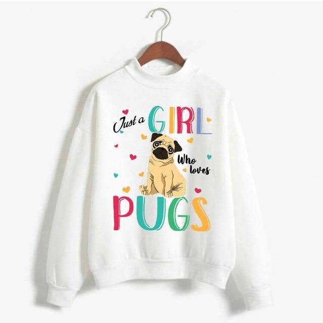 Pug sweatshirt deals