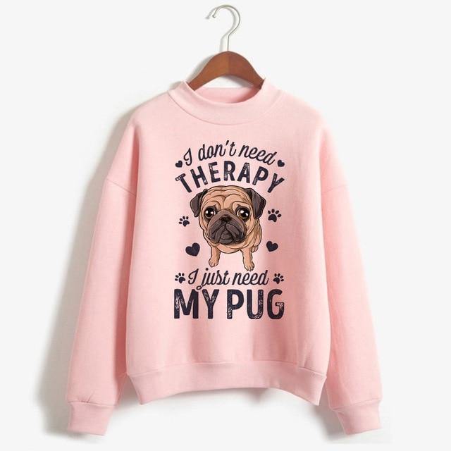 Cute Pug Sweatshirt - Puppeeland