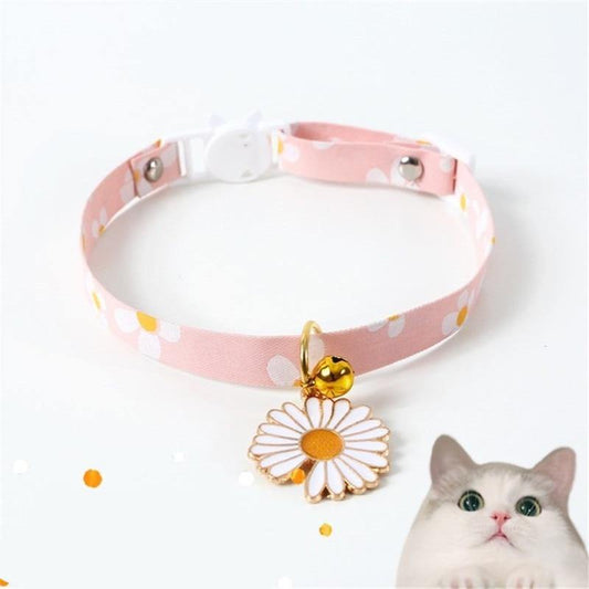 Daisy Flower Cat Collar - Puppeeland