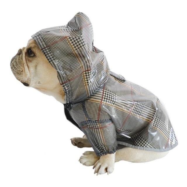 Dog Plaid Raincoat - Puppeeland