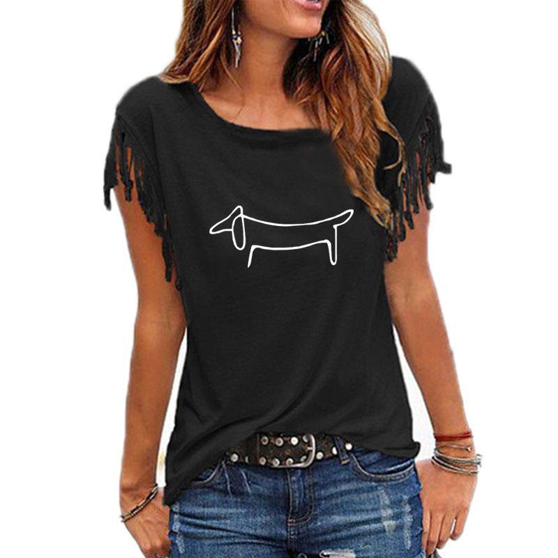 Dog Print Women T-Shirt - Puppeeland