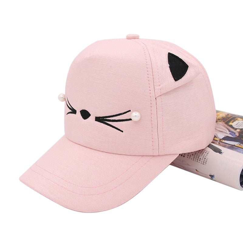 Embroidery Cat Ears Cap - Puppeeland