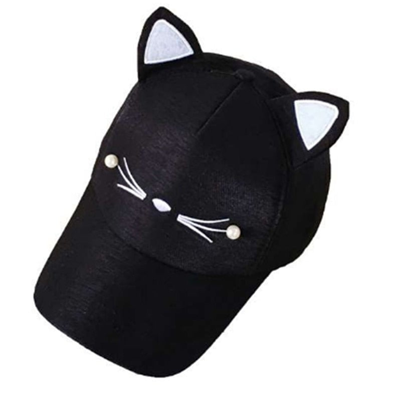 Embroidery Cat Ears Cap - Puppeeland