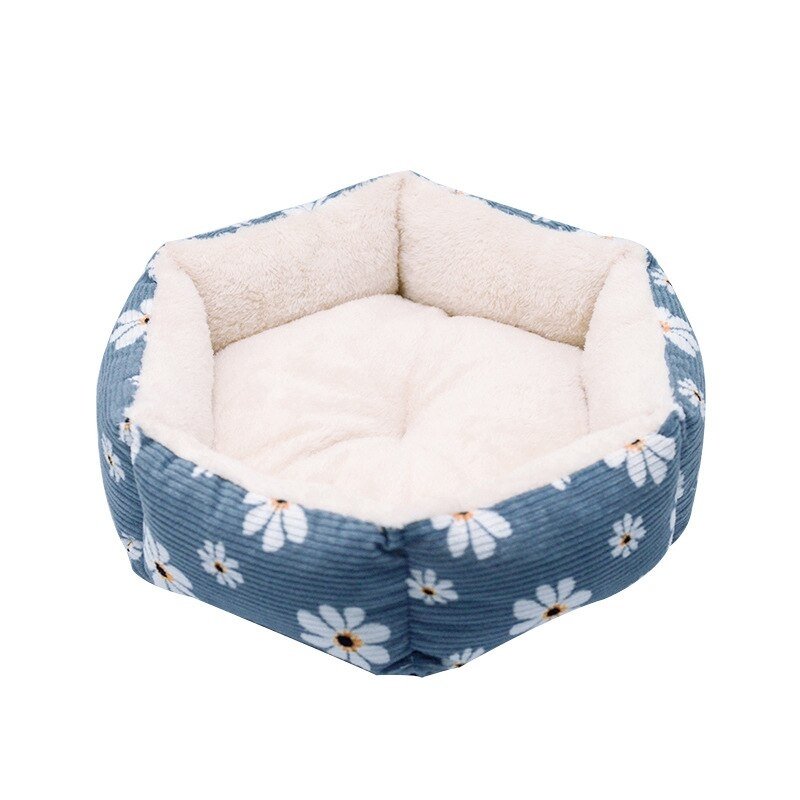 Floral Print Pet Bed - Puppeeland