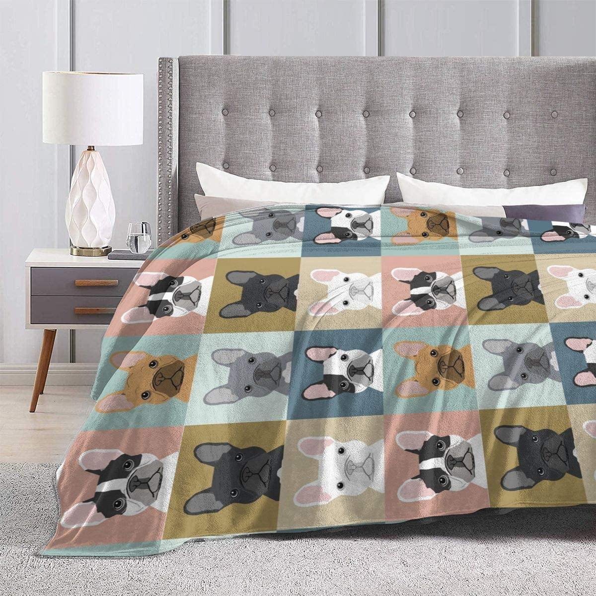 French Bulldog Fleece Flannel Blanket - Puppeeland