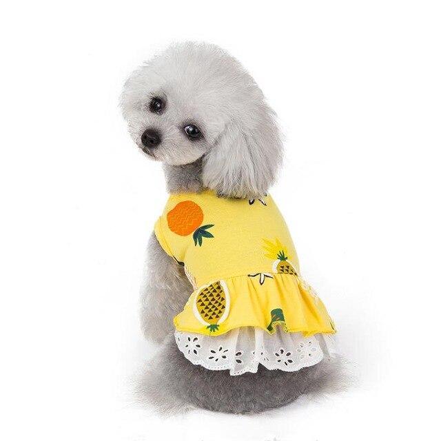 Fruit Pattern Summer Dress For Pet - Puppeeland