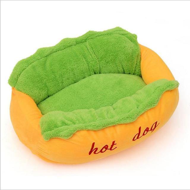 Hot Dog Shaped Pet Bed - Puppeeland