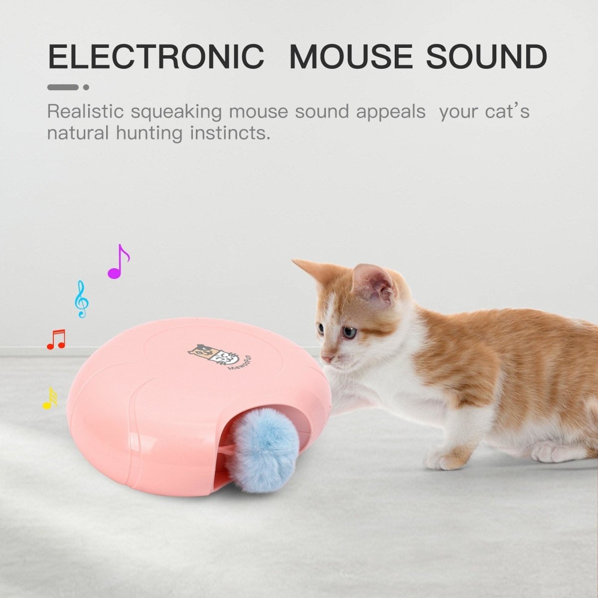 Interactive Pom Pom Cat Toy - Puppeeland