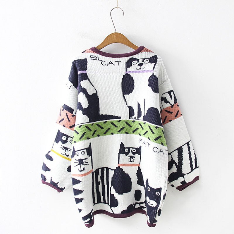 Kawaii cat store sweater