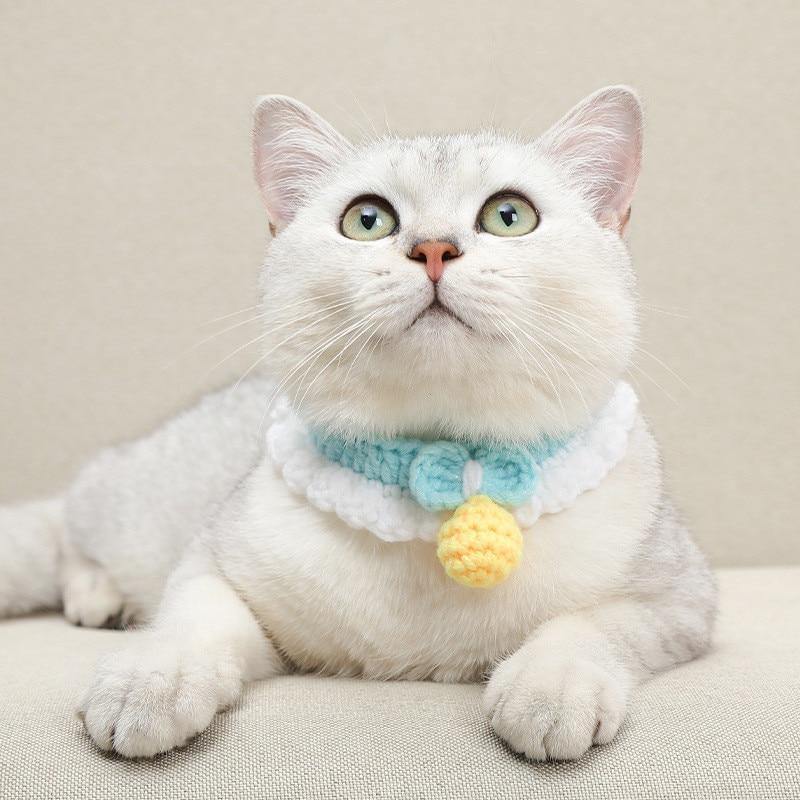 Knitted Cat Collar - Puppeeland