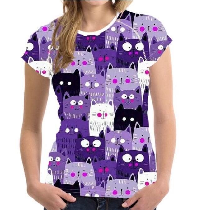 T shirt motif chat charmant