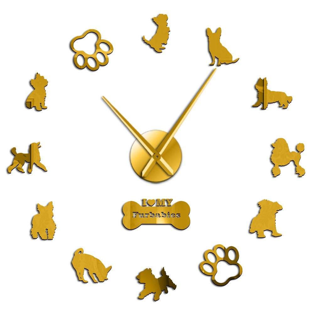 Mixed Dog Breeds Wall Clock - Puppeeland