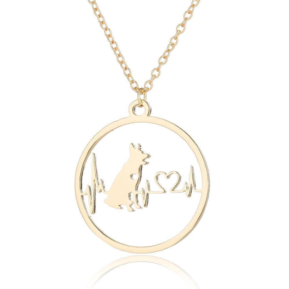 Paw Love Heart Necklace - Puppeeland