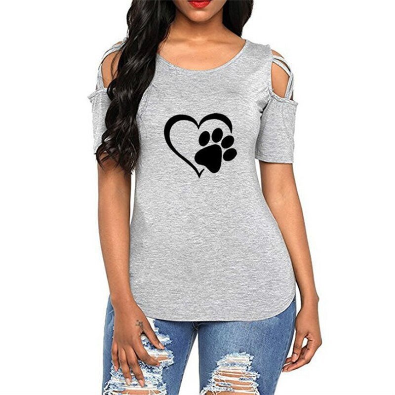 Paw Print Cut-Out Top - Puppeeland