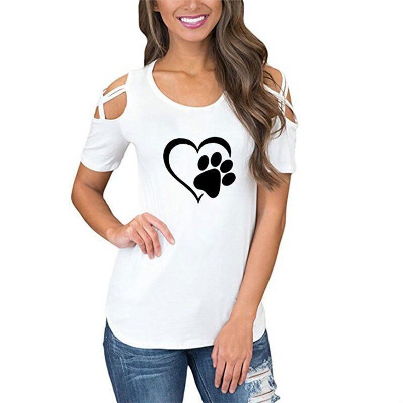 Paw Print Cut-Out Top - Puppeeland