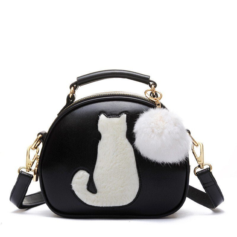 Pom Pom Cat Crossbody Bag - Puppeeland
