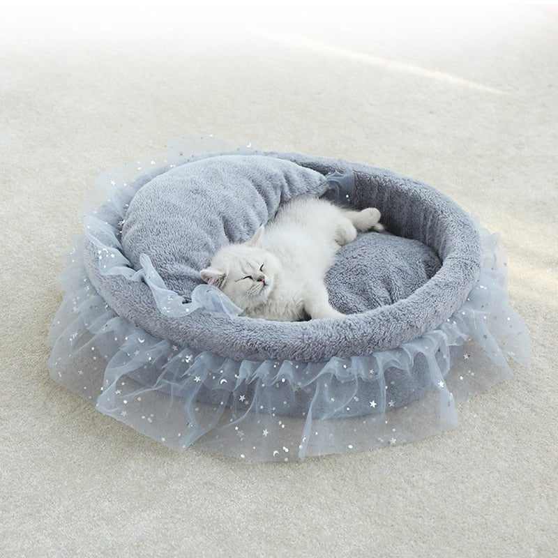 Princess Lace Cat Bed - Puppeeland