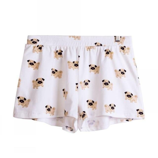 Pug Pajamas Shorts - Puppeeland