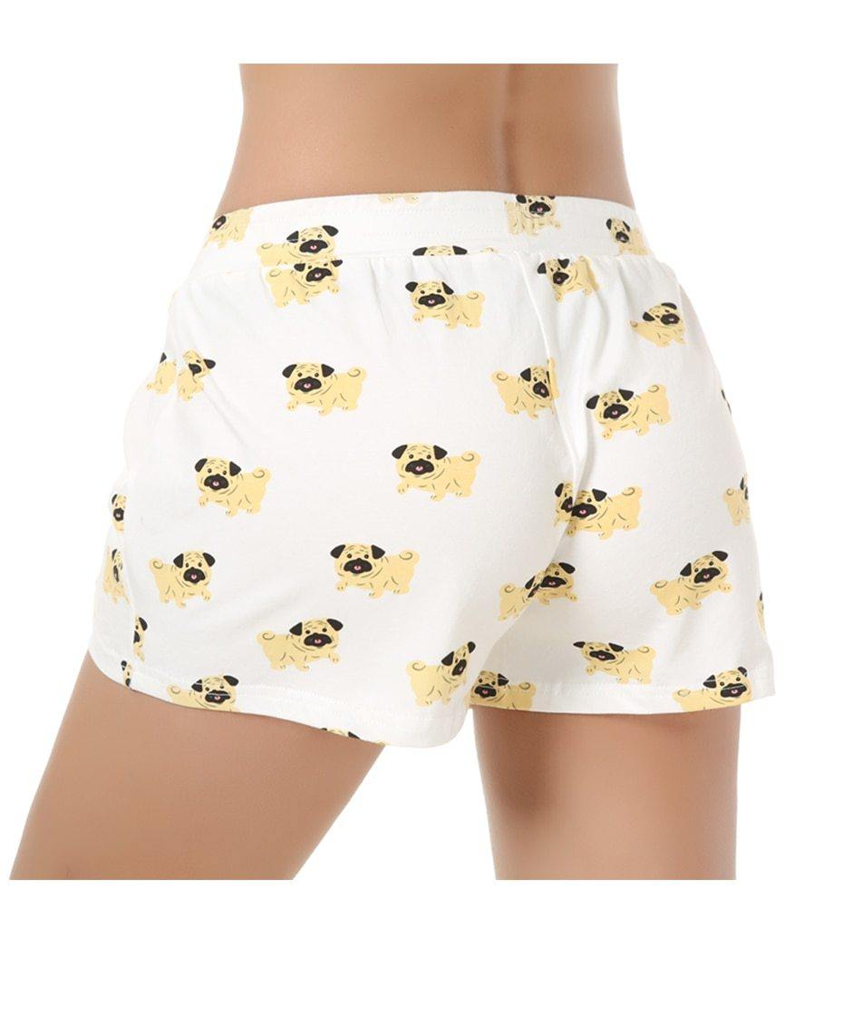Pug Pajamas Shorts - Puppeeland