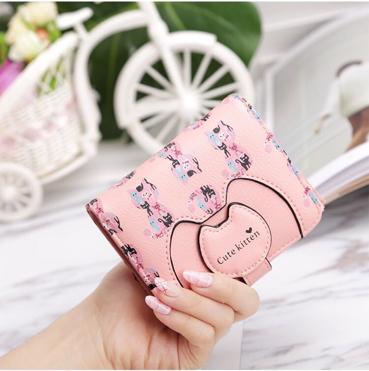 Coin Pouch Pink Pig Women's Wallets Coin Purse for Girls